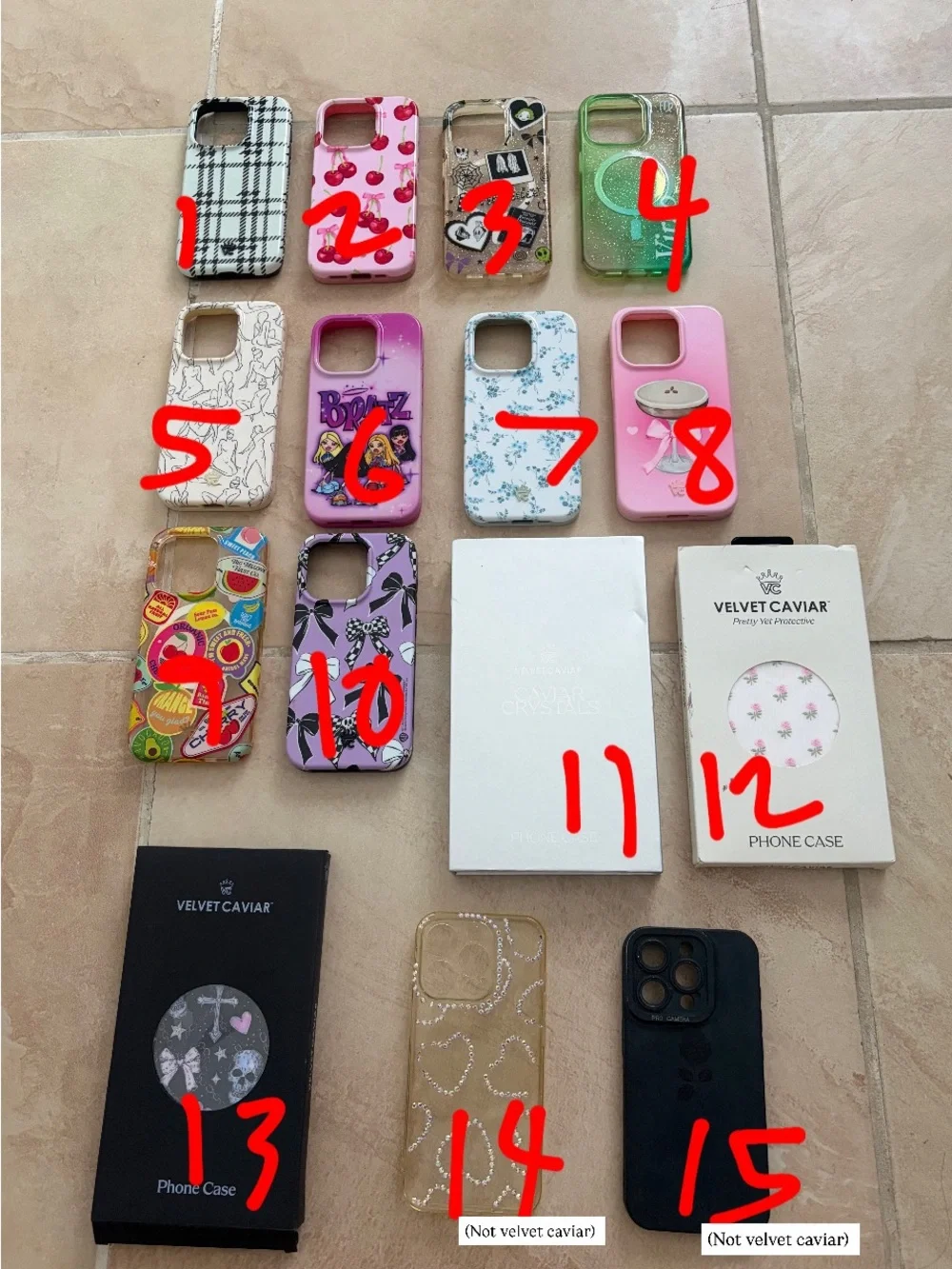 Great condition velvet caviar I Phone 16 phone Cases